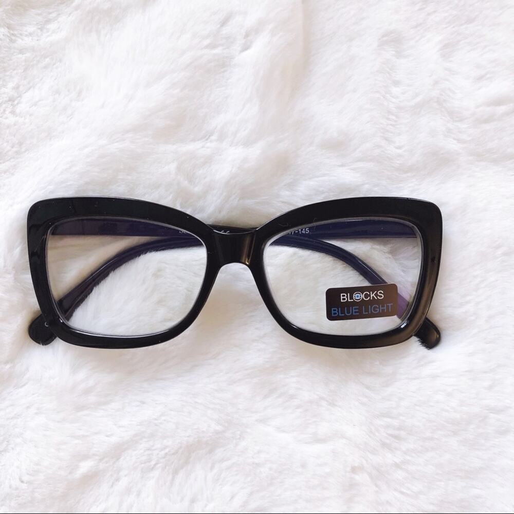 Grace Black Computer Blue Light Glasses - Picture 5 of 12